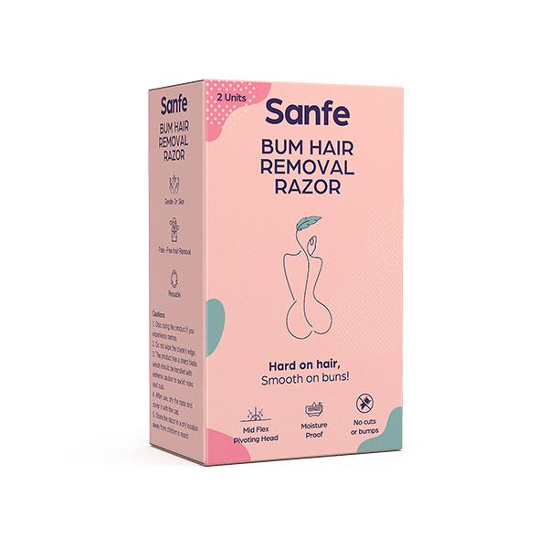 Netmeds | Sanfe Bum Hair Removal Razor 2's