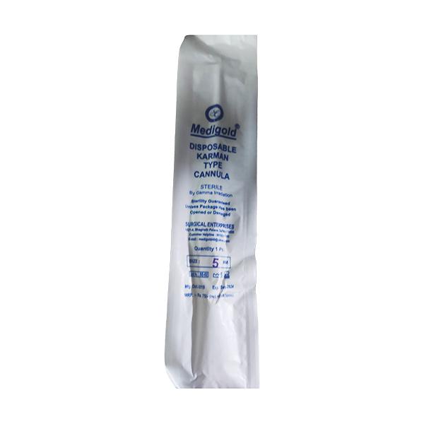 Medigold Disposable Karman Type Cannula 5 mm 1's - Cannula