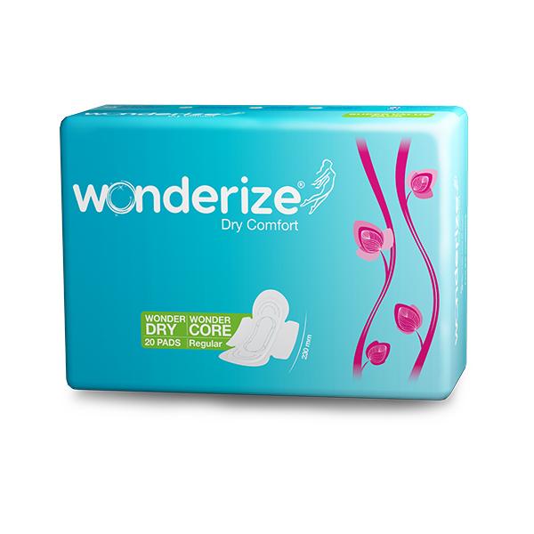 Wonderize Dry Comfort Sanitary Pads 20's - Sanitary Napkins