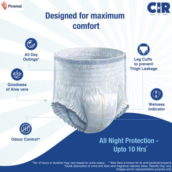 CIR Adult Diapers - Pants (XL) 10's - Adult Diapers & Pads