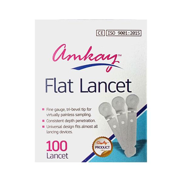Amkay Blood Lancet 100's - Health Monitors And Equipment
