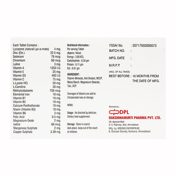 NEURODAKS MV Tablet 10's - Supplements-Vam