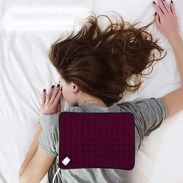 MCP Electric Heating Pad - Velvet Wine - Hot Pack/Ice Bag