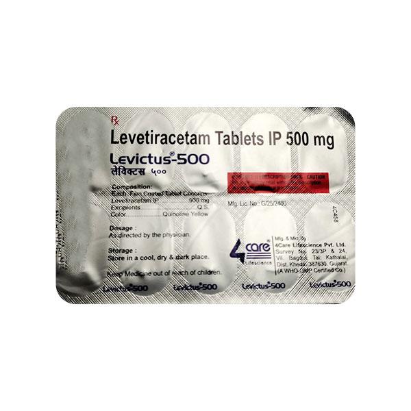 LEVICTUS 500 Tablet 10's - Epilepsy/Convulsion-Ant