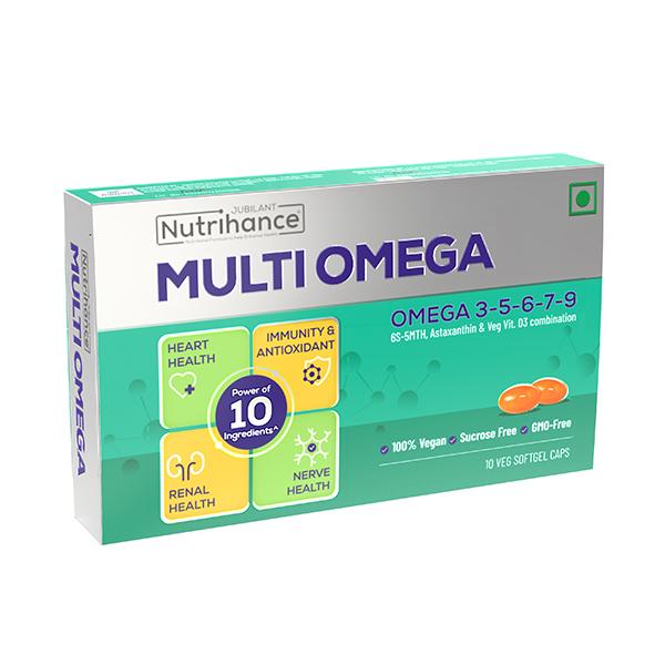 Netmeds | Jubilant Nutrihance Multi Omega Veg Softgel Capsule 10's