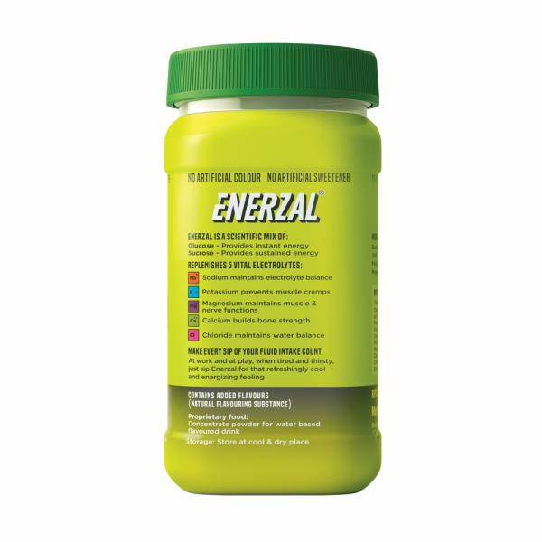 Enerzal Lime Powder 500gm - Energy Drinks