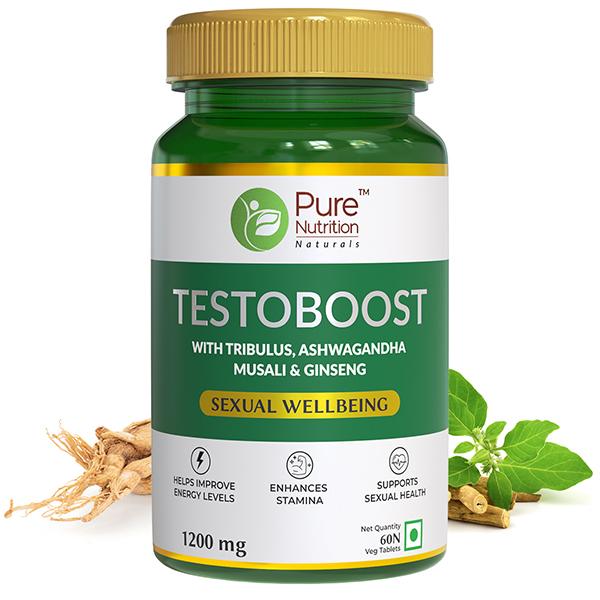 Netmeds | Pure Nutrition Testoboost Booster Tablets 60's