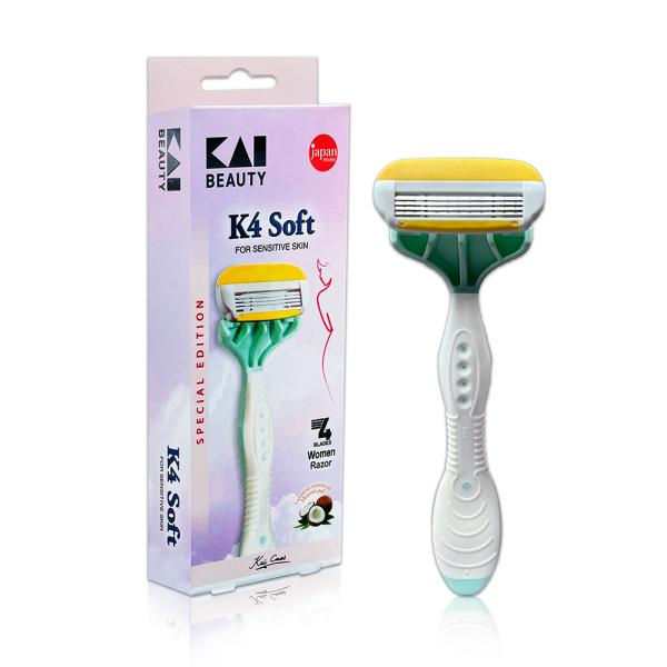 Netmeds | Kai Beauty K4 Soft Women Razor (Special Edition) (000IN1051) 1's