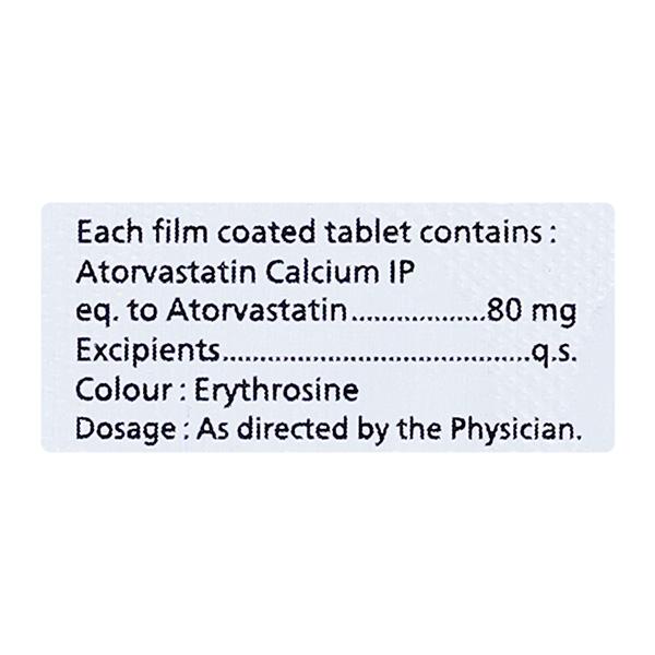 ATROCARD 80 Tablet 10's - High Cholesterol-Dys