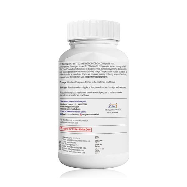 HealthVit Cenvitan Adults 50+ Tablet 60's - Multi-Vitamins