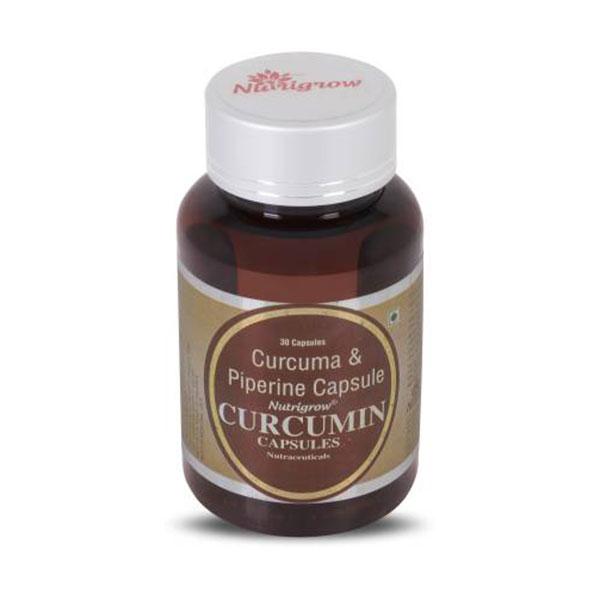 Nutrigrow Curcumin Capsule 30's - Herbal Dietary Supplement