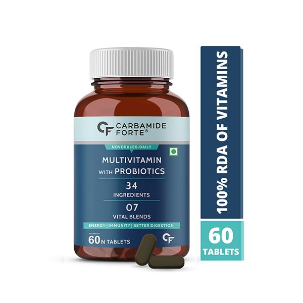 CF Novasules-Daily Multivitamin with Probiotics Veg Tablet 60's - Multi-Vitamins