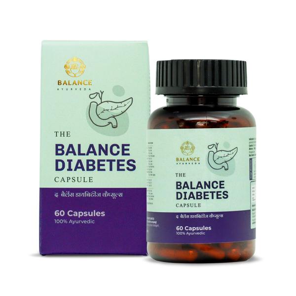 Balance Ayurveda The Balance Diabetes Capsules 60's - Diabetes Care (Ayush)