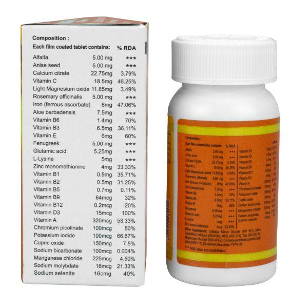 Lord's Vitamin D Alfa + Tablet 60's - Speciality Medicine