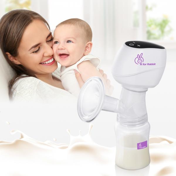 R For Rabbit First Feed Comfort Plus Breast Pump - White 1's - Breast Pump