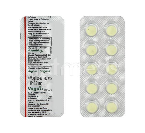 Vogo 0.2mg Tablet 10'S - Diabetes-Ant