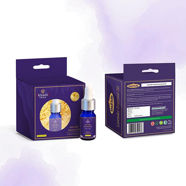 Khadi Veda Organic Aromatic Essential Oil - Lavender 10 ml