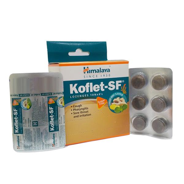 Netmeds | Himalaya Koflet-SF Lozenges - Ginger Mint Flavour 6's