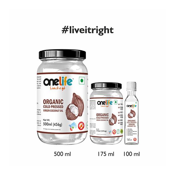 Onelife Virgin Coconut Oil 500 ml - Hair & Skin