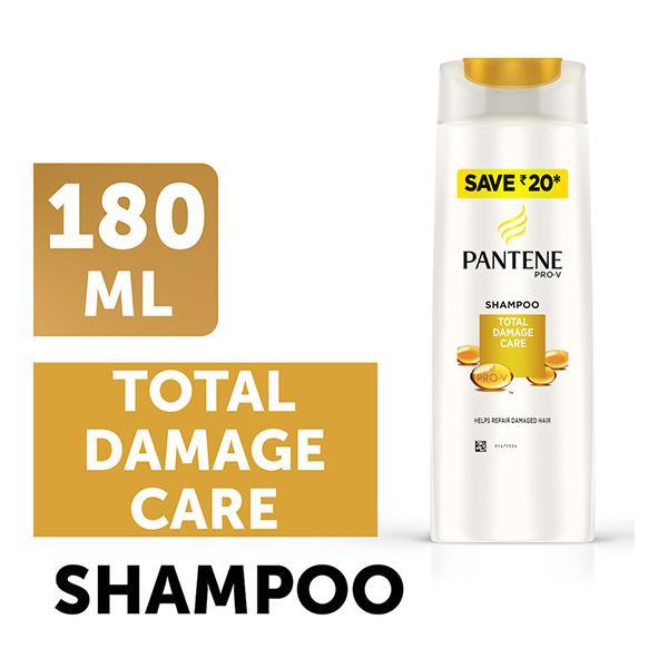Pantene Pro-V Advanced Hair Fall Solution+ Shampoo - Total Damage Care 180 ml - Shampoos
