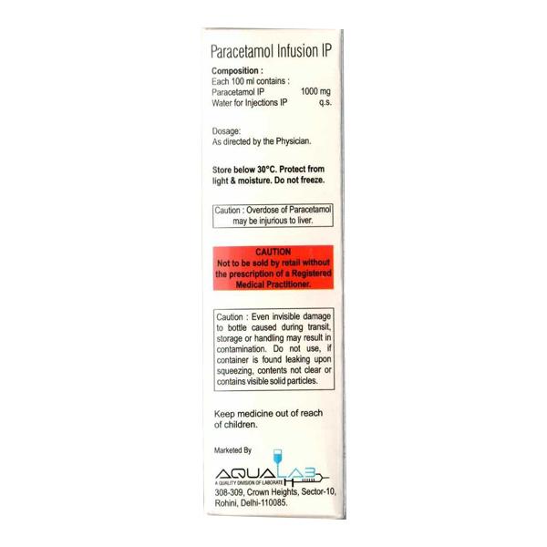 PARALAB Infusion 100ml - Fever-Non