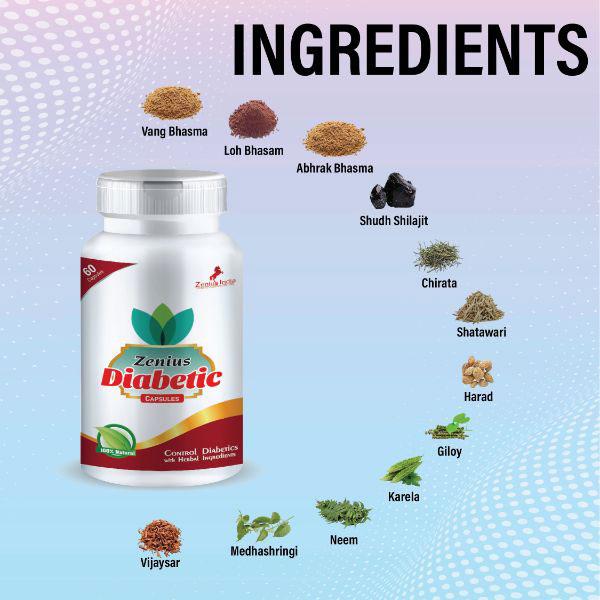 Zenius Diabetic Capsule 60's - Diabetes (Fitness)