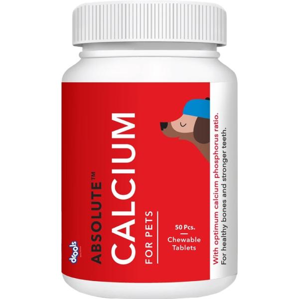 Netmeds | Drools Absolute Calcium Tablet- Dog Supplement 50's