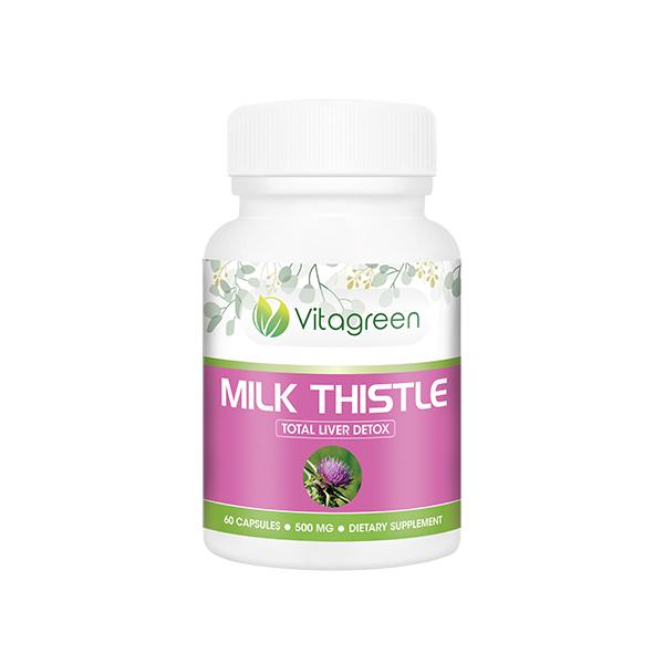 Netmeds | VitaGreen Milk Thistle Capsules 60's