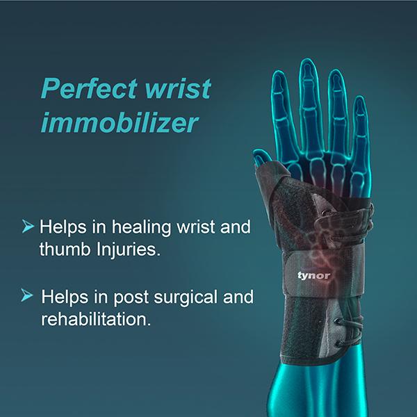 Tynor Wrist Splint with Thumb (M) (E 44) - Hand/Wrist Supports