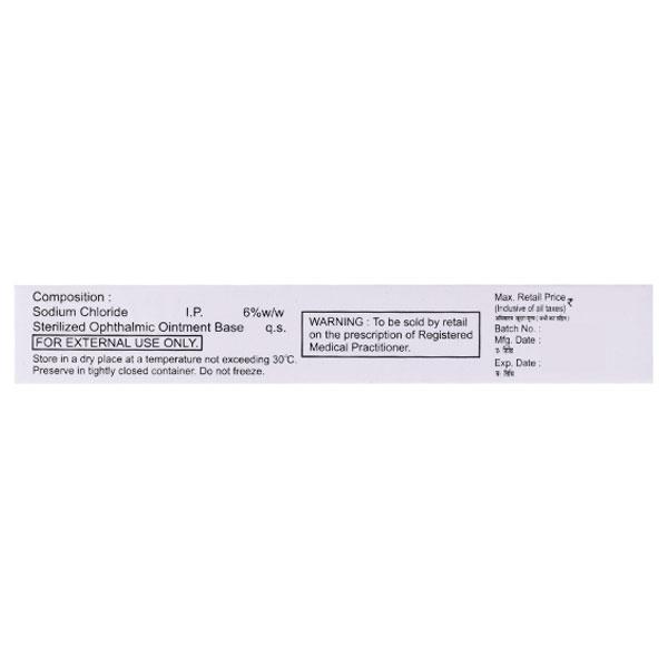 Hypersol 6 Eye Ointment 3Gm - Eye conditions-Oth