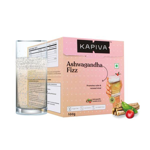 Kapiva Ashwagandha Fizz Effervescent Powder 100 gm - Ashwagandha