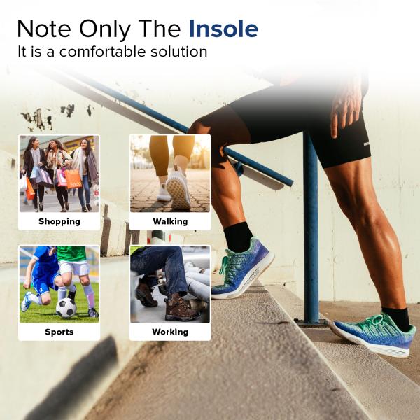 Dr Foot Running Insoles Pair (L) 1's - Manicure & Pedicure Kits