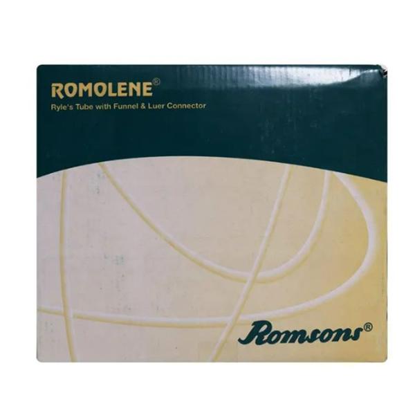 Romsons Romolene Ryle's Tube with Funnel & Luer Connector (GS 4032) (FG 10) 1's - Ryle's Tube