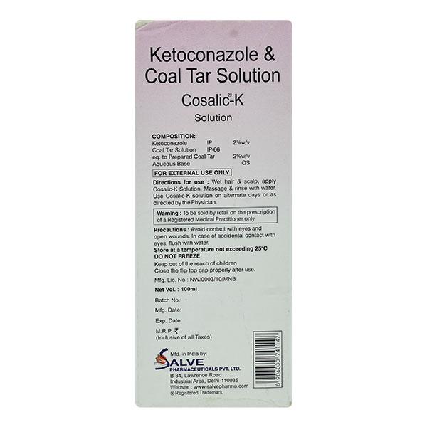 COSALIC K Solution 100ml - Dandruff-TAA