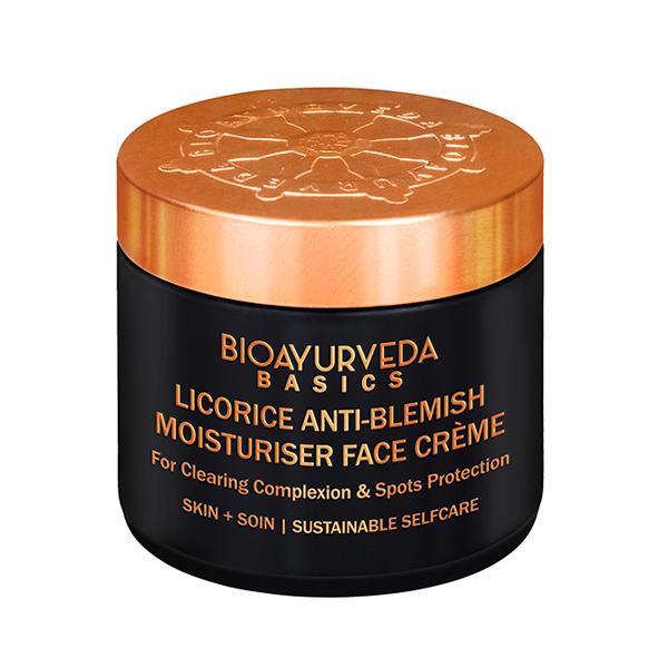 Netmeds | Bioayurveda Basics Licorice Anti-Blemish Moisturiser Face Creme 120 gm