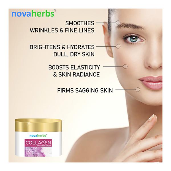 Novaherbs Collagen Anti-Ageing Cream 50 gm - Lotions & Creams