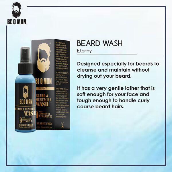 Beoman Eterny Combo (Beard Wash 100 ml + Beard Oil 30 ml) - Beard Oil