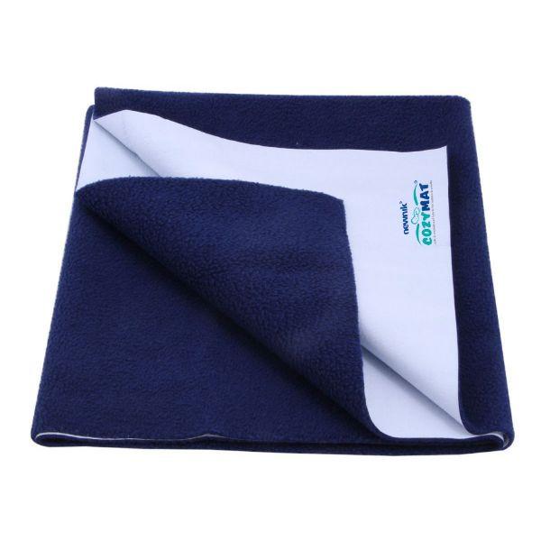 Netmeds | Cozymat Waterproof Bed Protector (Single Bed) - Navy Blue