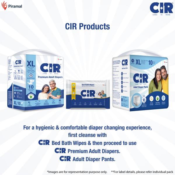 CIR Premium Adult Diapers - Tape (XL) 10's - Adult Diapers & Pads