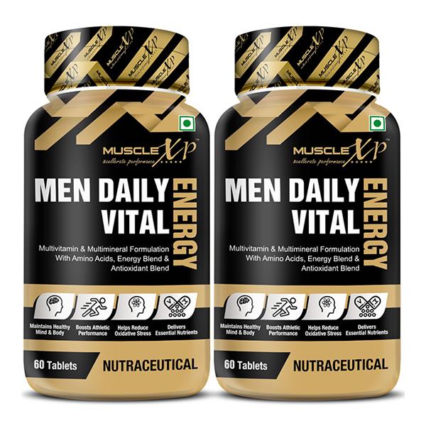 Netmeds | MuscleXP Daily Vital Multivitamin Tablet (Pack of 2 x 60's)
