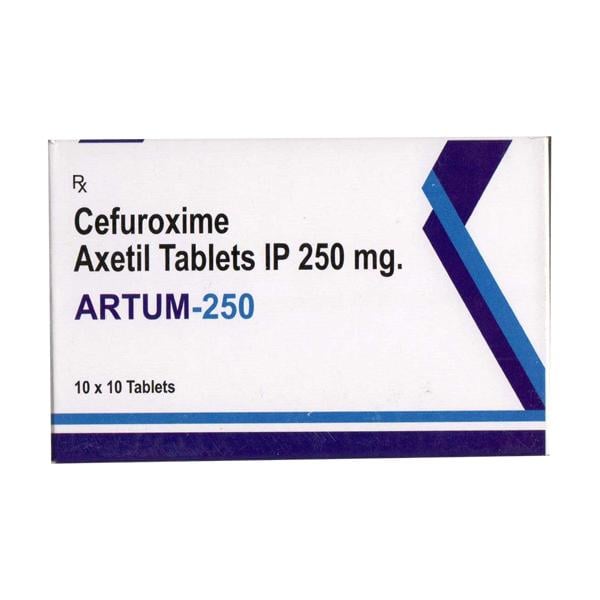 ARTUM 250 Tablet 10's - Bacterial Infections-Cep