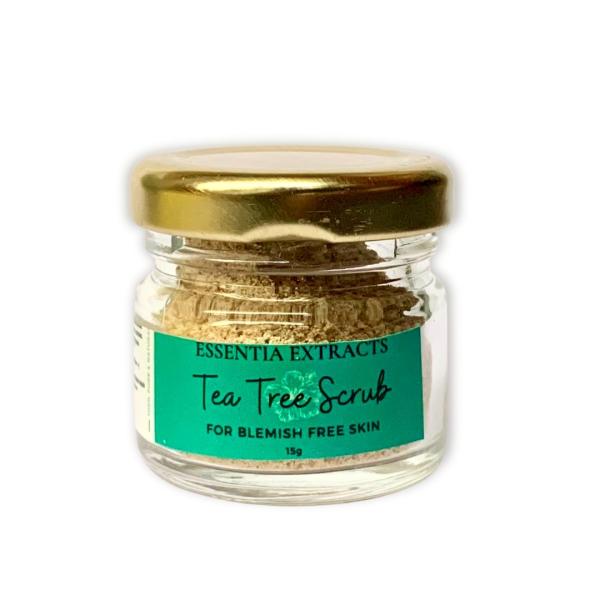 Essentia Extracts Anti Acne & Blemish Scrub - Tea Tree 15 gm - Face Scrubs
