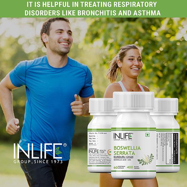 INLIFE Boswellia Serrata Capsules 60's - Herbal Dietary Supplement