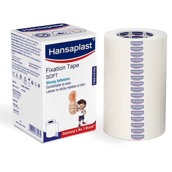 Netmeds | Hansaplast Fixation Tape - Soft (7.5CM X 9.14) 1's