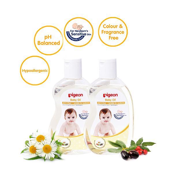 Pigeon Baby Oil 200 ml Combo 50 gm - Creams, Lotions & Oils
