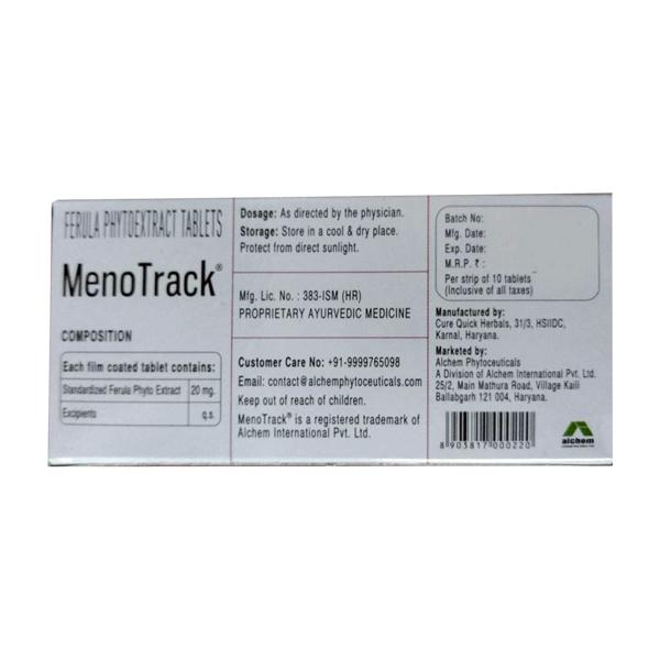 MENOTRACK Tablet 10's - Speciality Medicines