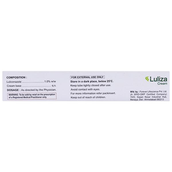 LULIZA Cream 20gm - Fungal Infections-Taa