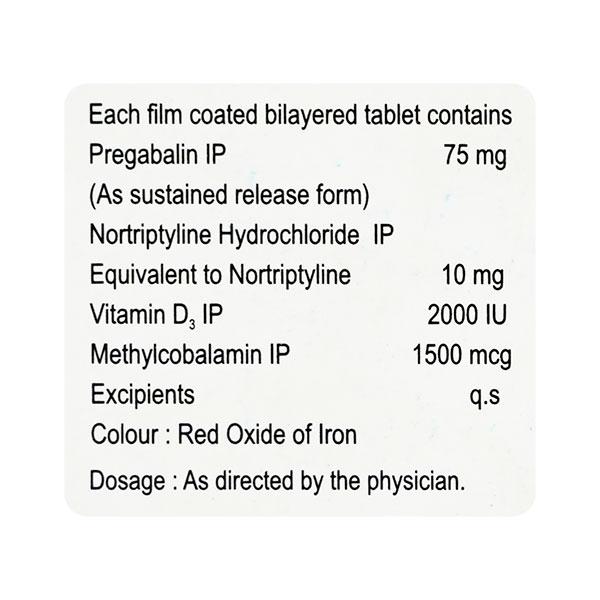 COM D3 N Plus Tablet 10'S - Neuropathic Pain-Dru