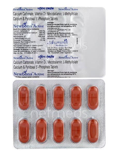 Newbona Active Tablet 10'S - Supplements-Cal