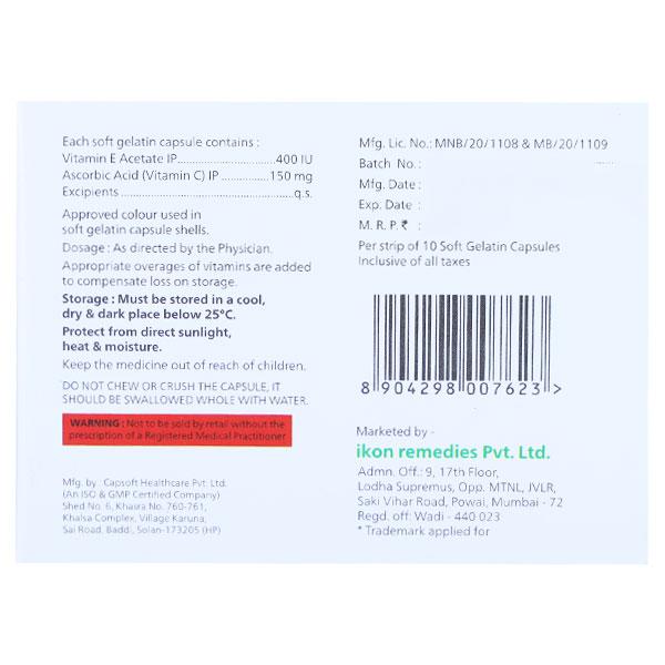 EVIGEST Softgel 10's - Supplements-Vit
